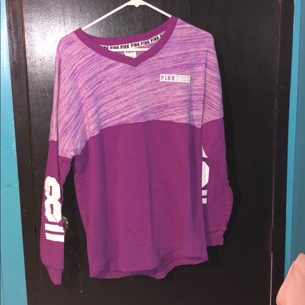 Long sleeve pink shirt